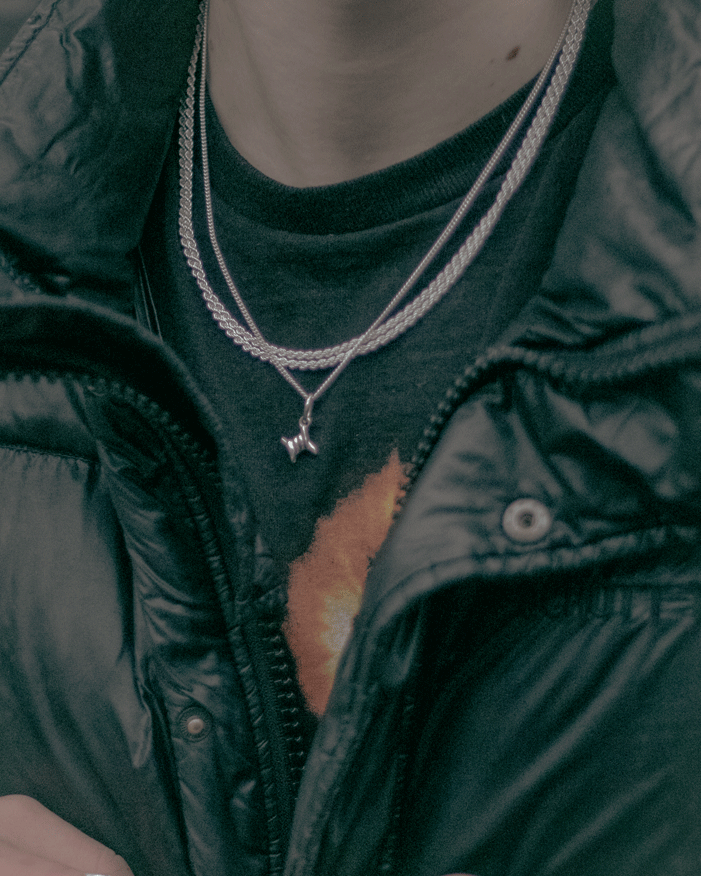 Barb Wire Pendant Necklace