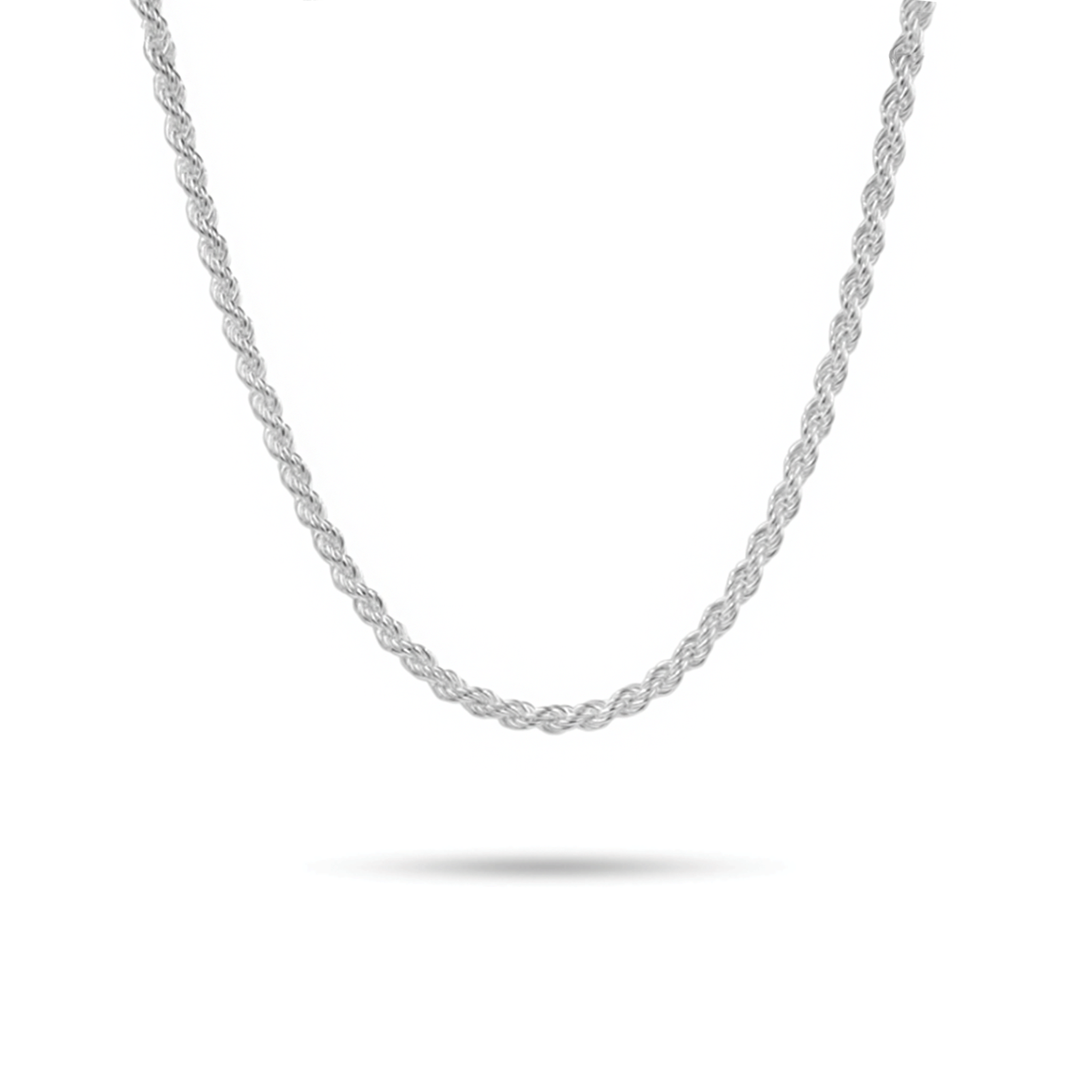 Essential Solid Rope Chain Sterling Silver | Mens Chains and Rings ...
